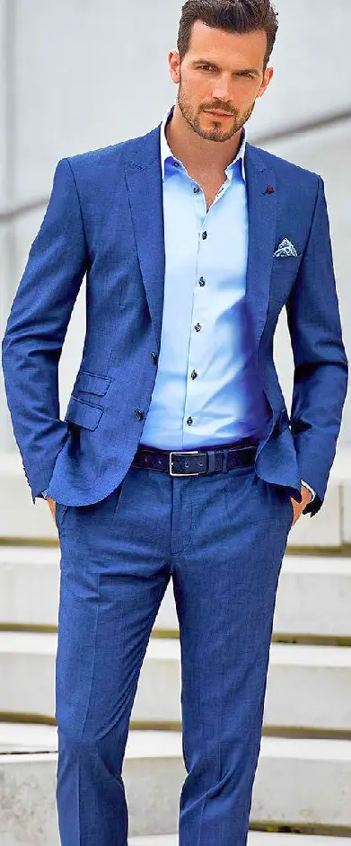Light blue and dark blue