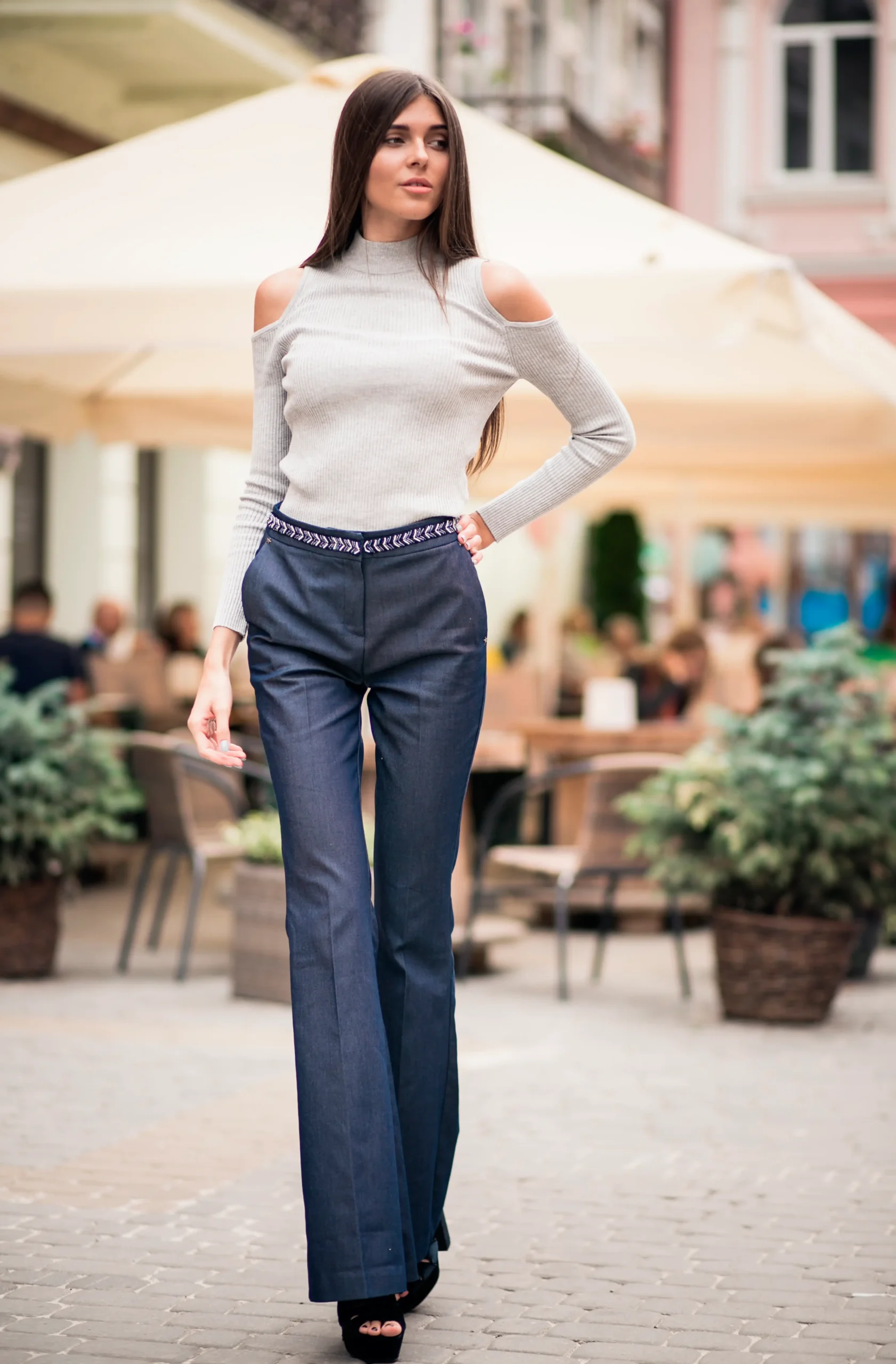 High-Waisted Trousers